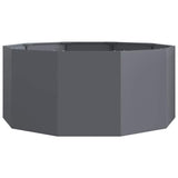 Planter Anthracite 120 x 120 x 50 cm Steel