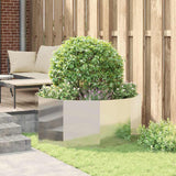 Planter Silver 120 x 120 x 50 cm Stainless Steel