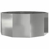 Planter Silver 120 x 120 x 50 cm Galvanised Steel