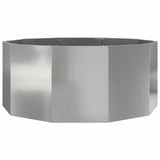 Planter Silver 120 x 120 x 50 cm Galvanised Steel