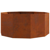 Planter Rusty 120 x 120 x 50 cm Weathering Steel