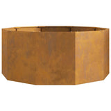 Planter Rusty 120 x 120 x 50 cm Weathering Steel