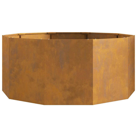 Planter Rusty 120 x 120 x 50 cm Weathering Steel