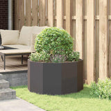 Planter Black 90 x 90 x 50 cm Steel