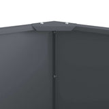 Planter Anthracite 90 x 90 x 50 cm Steel