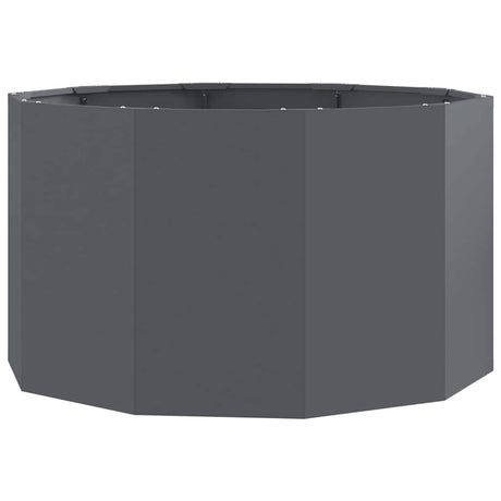 Planter Anthracite 90 x 90 x 50 cm Steel