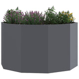Planter Anthracite 90 x 90 x 50 cm Steel