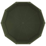 Planter Olive Green 90 x 90 x 50 cm Steel