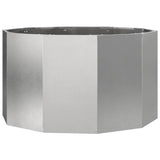 Planter Silver 90 x 90 x 50 cm Stainless Steel