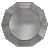 Planter Silver 90 x 90 x 50 cm Stainless Steel