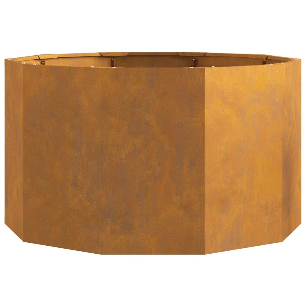Planter Rusty 90 x 90 x 50 cm Weathering Steel