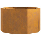 Planter Rusty 90 x 90 x 50 cm Weathering Steel