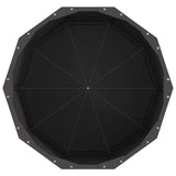 Planter Black 60 x 60 x 50 cm Steel