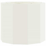 Planter White 60 x 60 x 50 cm Steel