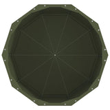 Planter Olive Green 60 x 60 x 50 cm Steel