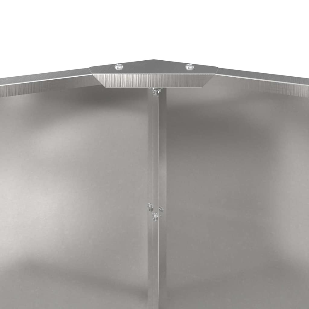 Planter Silver 60 x 60 x 50 cm Stainless Steel