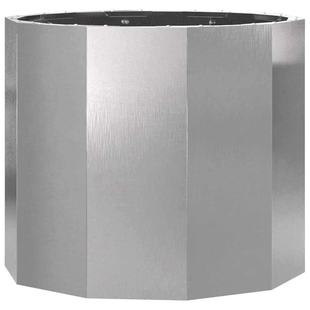 Planter Silver 60 x 60 x 50 cm Stainless Steel