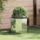 Planter Silver 60 x 60 x 50 cm Galvanised Steel
