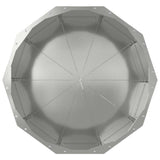 Planter Silver 60 x 60 x 50 cm Galvanised Steel