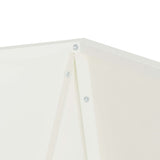 Planter White 30 x 30 x 75 cm Steel