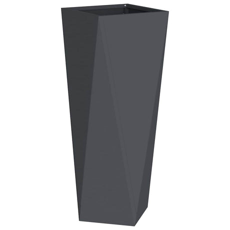 Planter Anthracite 30 x 30 x 75 cm Steel