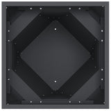 Planter Anthracite 30 x 30 x 75 cm Steel