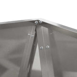 Planter Silver 30 x 30 x 75 cm Stainless Steel