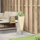 Planter Silver 30 x 30 x 75 cm Stainless Steel