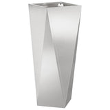Planter Silver 30 x 30 x 75 cm Stainless Steel
