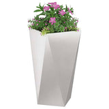 Planter Silver 40 x 40 x 75 cm Stainless Steel