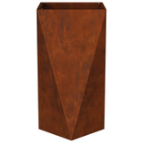 Planter Rusty 40 x 40 x 75 cm Weathering Steel