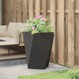 Planter Black 50 x 50 x 75 cm Steel