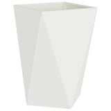 Planter 2 pcs White 50 x 50 x 75 cm Steel