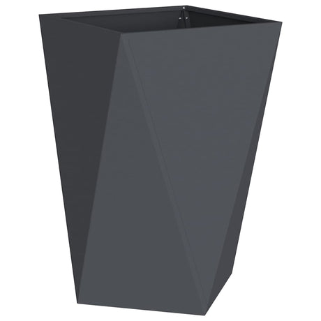 Planter Anthracite 50 x 50 x 75 cm Steel