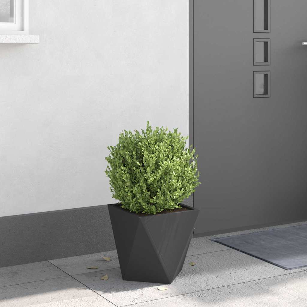 Planter Black 30 x 30 x 30 cm Steel