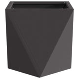 Planter Black 30 x 30 x 30 cm Steel