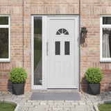 Planter 2 pcs Black 30 x 30 x 30 cm Steel