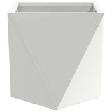 Planter White 30 x 30 x 30 cm Steel