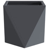 Planter Anthracite 30 x 30 x 30 cm Steel