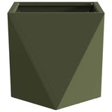 Planter Olive Green 30 x 30 x 30 cm Steel