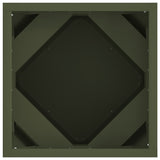 Planter 2 pcs Olive Green 30 x 30 x 30 cm Steel