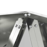 Planter Silver 30 x 30 x 30 cm Galvanised Steel