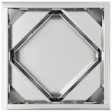 Planter Silver 30 x 30 x 30 cm Galvanised Steel