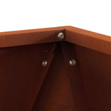 Planter Rusty 30 x 30 x 30 cm Weathering Steel