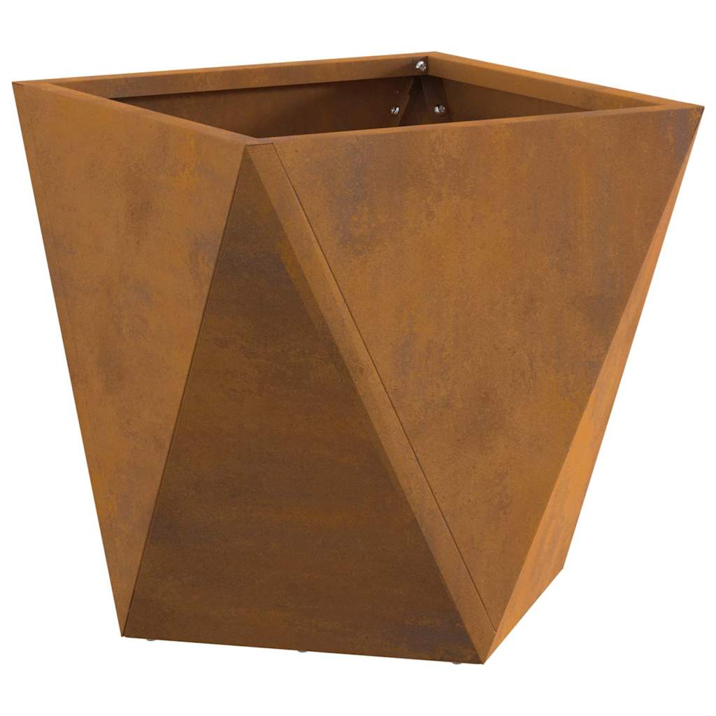 Planter Rusty 30 x 30 x 30 cm Weathering Steel