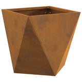 Planter Rusty 30 x 30 x 30 cm Weathering Steel