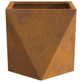 Planter Rusty 30 x 30 x 30 cm Weathering Steel