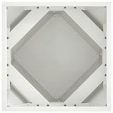 Planter White 40 x 40 x 40 cm Steel