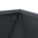 Planter Anthracite 40 x 40 x 40 cm Steel