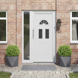 Planter 2 pcs Anthracite 40 x 40 x 40 cm Steel